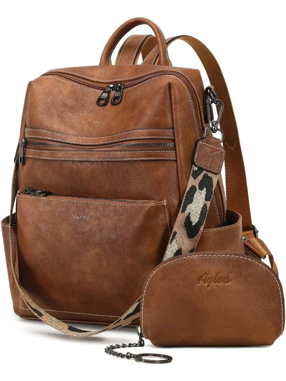 Stylish Faux Leather Backpack Purse for Women | Trendy Shoulder Bag for Work